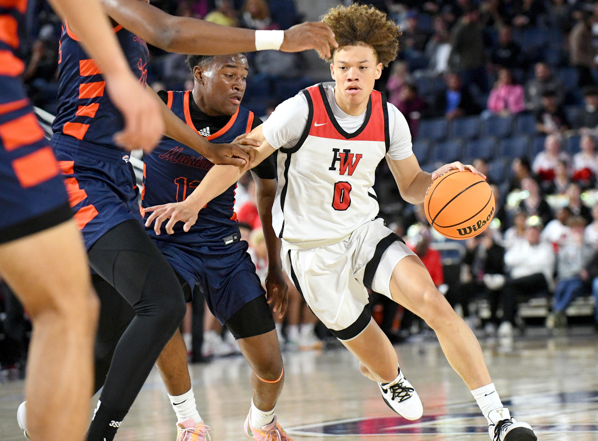 Harvard-Westlake vs. Roosevelt in the CIF Southern Section Open Division boys basketball final at Cal Baptist University on Friday, Feb. 23, 2024.